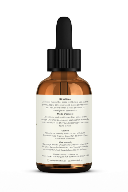 Velura Hair Elixir - Back (Directions)